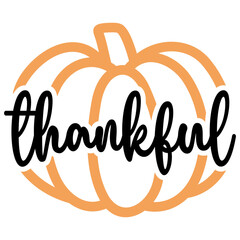 Thankful with Pumpkin