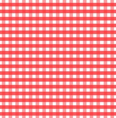 Red white tablecloth pattern lines. Gingham seamless pattern. Christmas backgroound. Strokes texture for textile shirt plaid, tablecloth, cloth, blanket, paper, makeup. Checkered print.	
