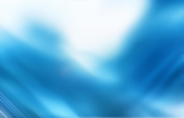Abstract blue gradient background with subtle white glow.