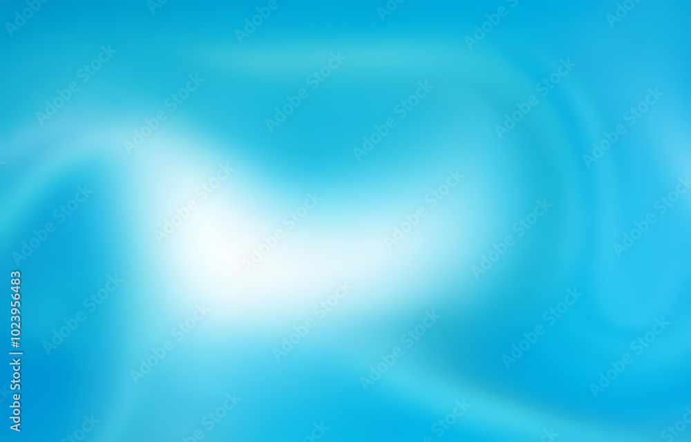 Poster abstract blue and white gradient background with subtle swirls.