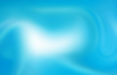 Abstract blue and white gradient background with subtle swirls.