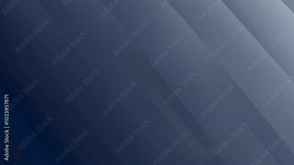 Poster abstract dark blue background with subtle diagonal lines.