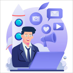 Digital Marketing Illustration
