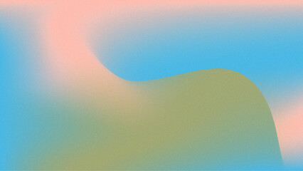 Obraz premium Abstract gradient background with grainy texture and waves