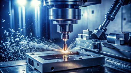 CNC Milling Machine Silhouette Cutting Injection Mold Parts with Indexable Tools