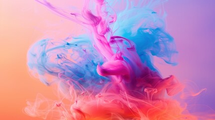 Fototapeta premium Vibrant Swirls of Color in Abstract Form