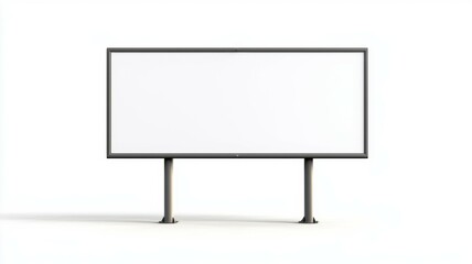 Obraz premium Billboard Mockup. Isolated PNG, design template. Advertisement or project object.