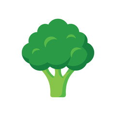 Vibrant broccoli vector illustration perfect for promoting healthy eating and nutrition.