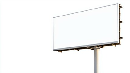 Obraz premium Billboard Mockup. Isolated PNG, design template. Advertisement or project object.