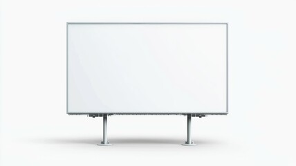 Obraz premium Billboard Mockup. Isolated PNG, design template. Advertisement or object for a project.