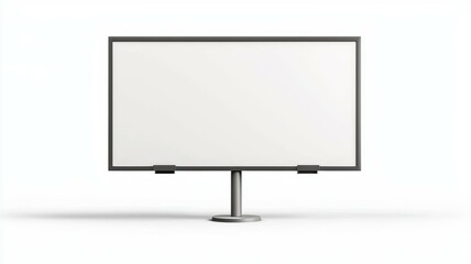 Fototapeta premium Billboard Mockup. Isolated PNG, design template. Advertisement or object for a project.