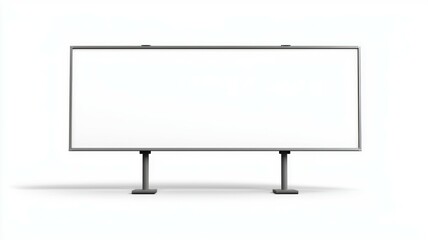 Fototapeta premium Billboard Mockup. Isolated PNG, design template. Advertisement or object for a project.