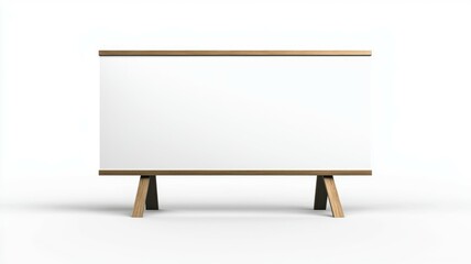 Fototapeta premium Billboard Mockup. Isolated PNG, design template. Advertisement or object for a project.