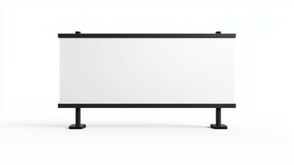 Billboard Mockup. Isolated PNG, design template. Advertisement or object for a project.