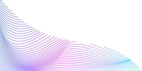 Corner line mesh wave gradient design element vector