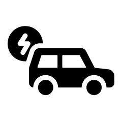 electric car icon