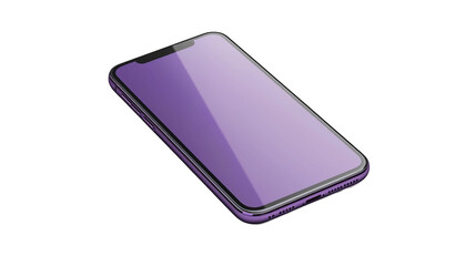 Modern Smartphone or Cell Phone Mockup. Isolated PNG, Design Blank. Advertisement or Project Object.