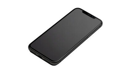 Modern Smartphone or Cell Phone Mockup. Isolated PNG, Design Blank. Advertisement or Project Object.