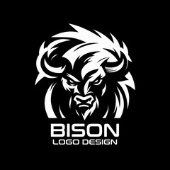 Bison Vector Logo Design