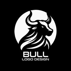 Bull Vector Logo Design