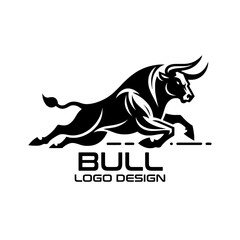 Fototapeta premium Bull Vector Logo Design