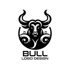 Bull Vector Logo Design