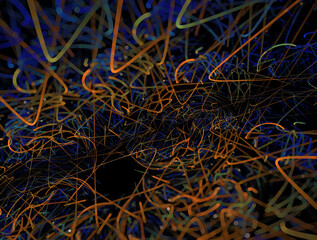 Imaginatory fractal abstract background Image