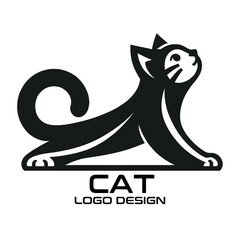Cat Vector Logo Design