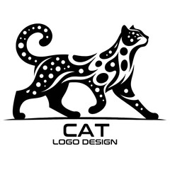 Cat Vector Logo Design