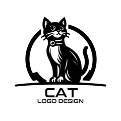 Cat Vector Logo Design