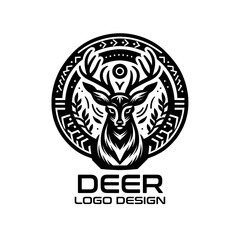 Deer Vector Logo Design
