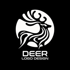 Deer Vector Logo Design