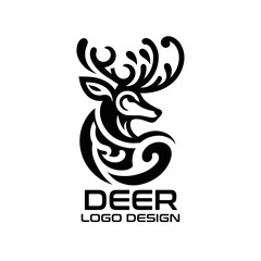 Deer Vector Logo Design
