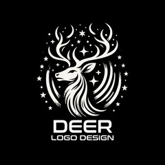 Deer Vector Logo Design