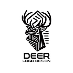 Deer Vector Logo Design