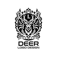 Deer Vector Logo Design