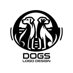 Dogs Vector Logo Design