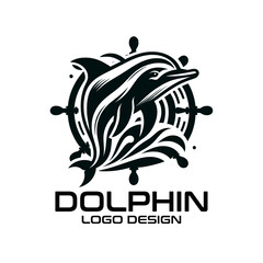 Dolphin Vector Logo Design