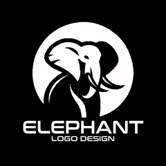 Fototapeta premium Elephant Vector Logo Design