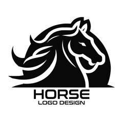 Horse Vector Logo Design