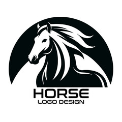 Horse Vector Logo Design