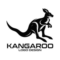 Kangaroo Vector Logo Design