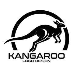 Kangaroo Vector Logo Design