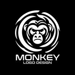 Monkey Vector Logo Design
