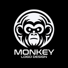 Monkey Vector Logo Design