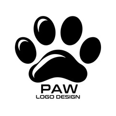 Paw Vector Logo Design