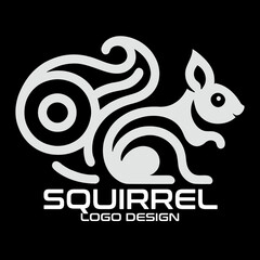 Squirrel Vector Logo Design