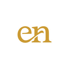 initial letter E and N, EN, NA logo icon template