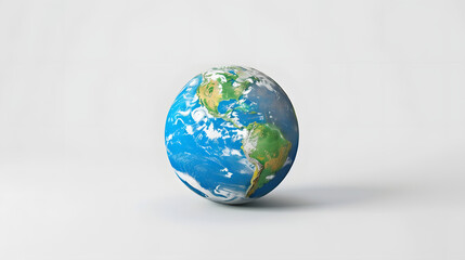 Fototapeta premium Earth Globe icon Ecology 3D