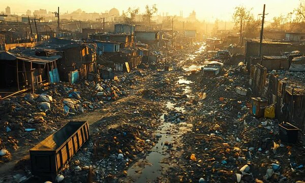 Slum Life: A Haunting Picture of Poverty and Waste